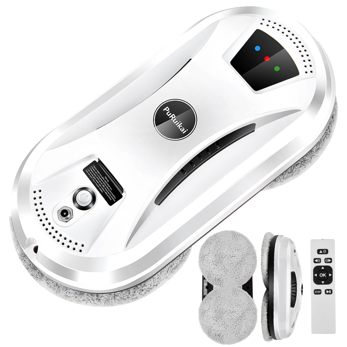 Ultra Thin Window Cleaning Robot, Electric Glass Robot Vacuum, Remote Control Home Cleaner