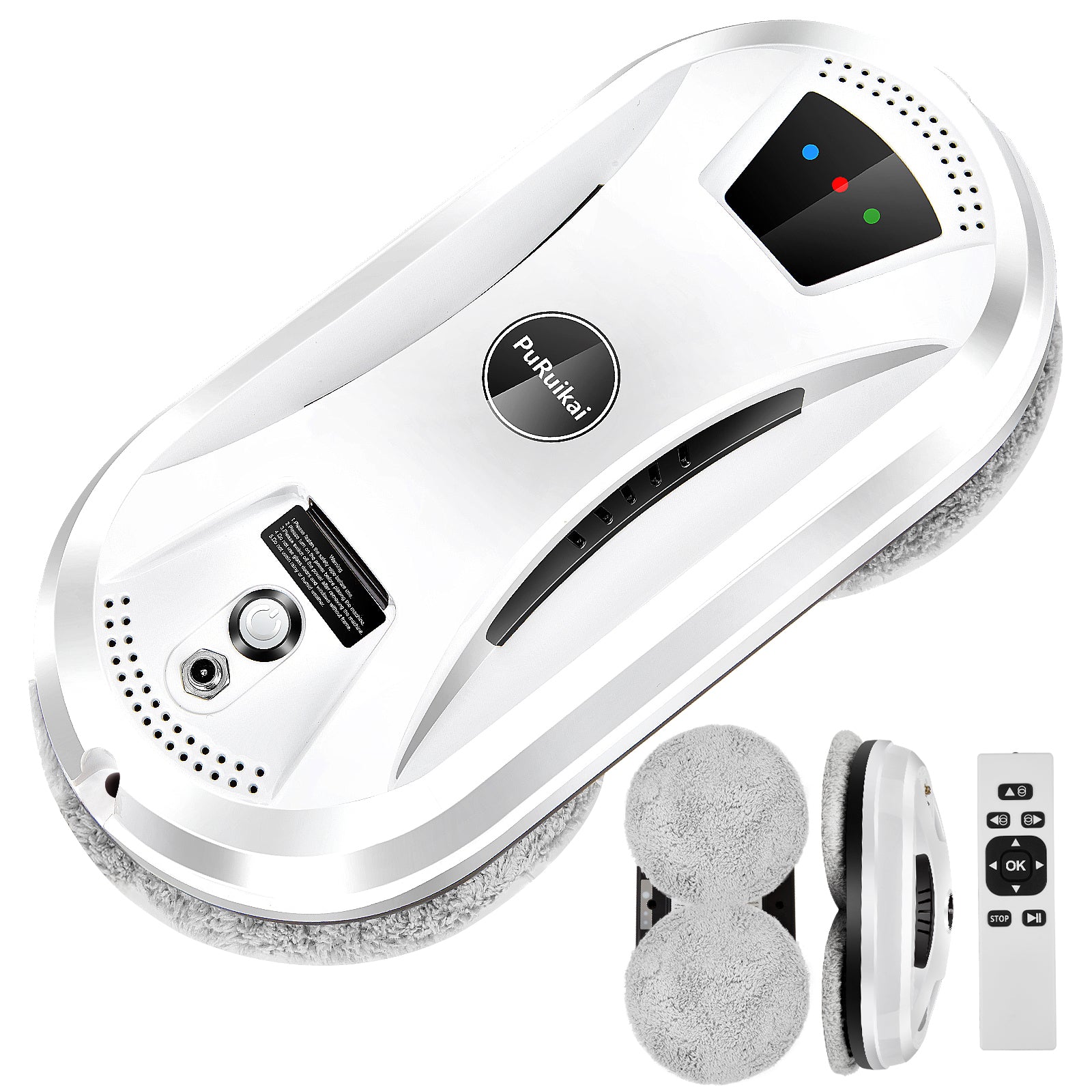 Ultra Thin Window Cleaning Robot, Electric Glass Robot Vacuum, Remote Control Home Cleaner