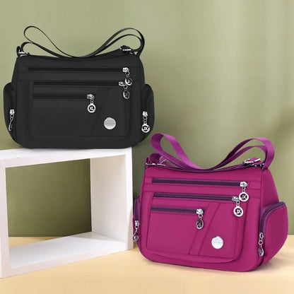 Messenger Bags for Lady, Women Nylon Waterproof Bag, High Quality Travel Shoulder Bag Casual, Large Capacity Crossbody