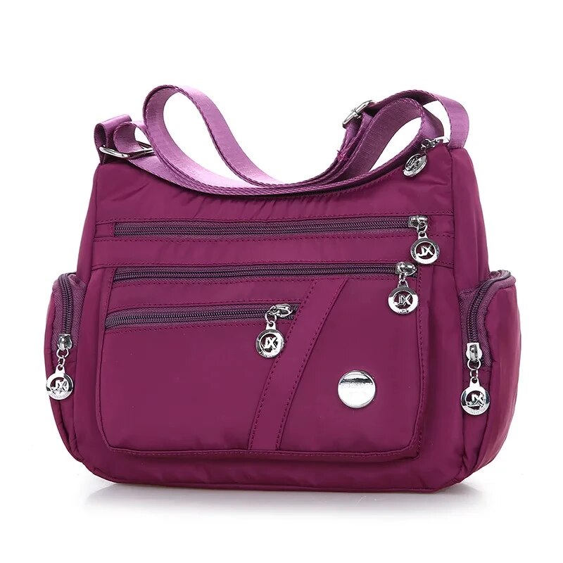Messenger Bags For Lady Women Nylon Waterproof Bag High Quality Travel Shoulder Bag Casual Large Ca 18