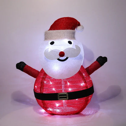 Lantern Outdoor Waterproof Lawn Garden, New Santa Claus Snowman Fairy Lights, Lights for Wedding Party Christmas