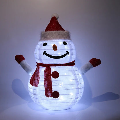 Lantern Outdoor Waterproof Lawn Garden, New Santa Claus Snowman Fairy Lights, Lights for Wedding Party Christmas
