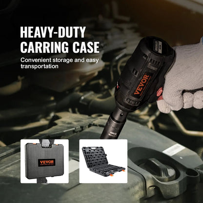 Socket Set SAE And Metric Drive Impact Socket Set CrV Alloy Steel Rugged Construction Storage Case 5