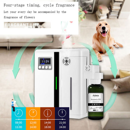 Wall Mounted Aroma Diffuser, Scent Machine for Hotel, Large Area Home Fragrance with Fan