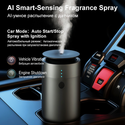 Professional Essential Oil Diffuser, Smart Timer, Quiet Fast Deodorization, AI Auto Sensing, Home Car Aroma