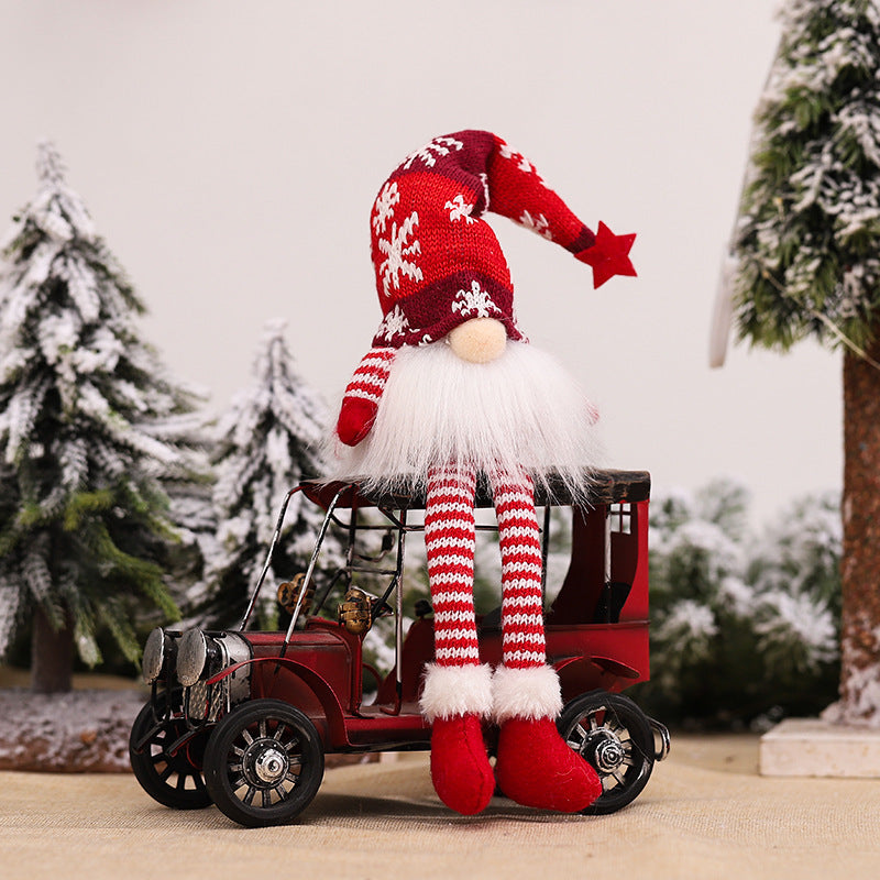 Christmas Decoration Home LED Faceless Doll Elf Gnome With Lights Navidad Children New Year Gift 9