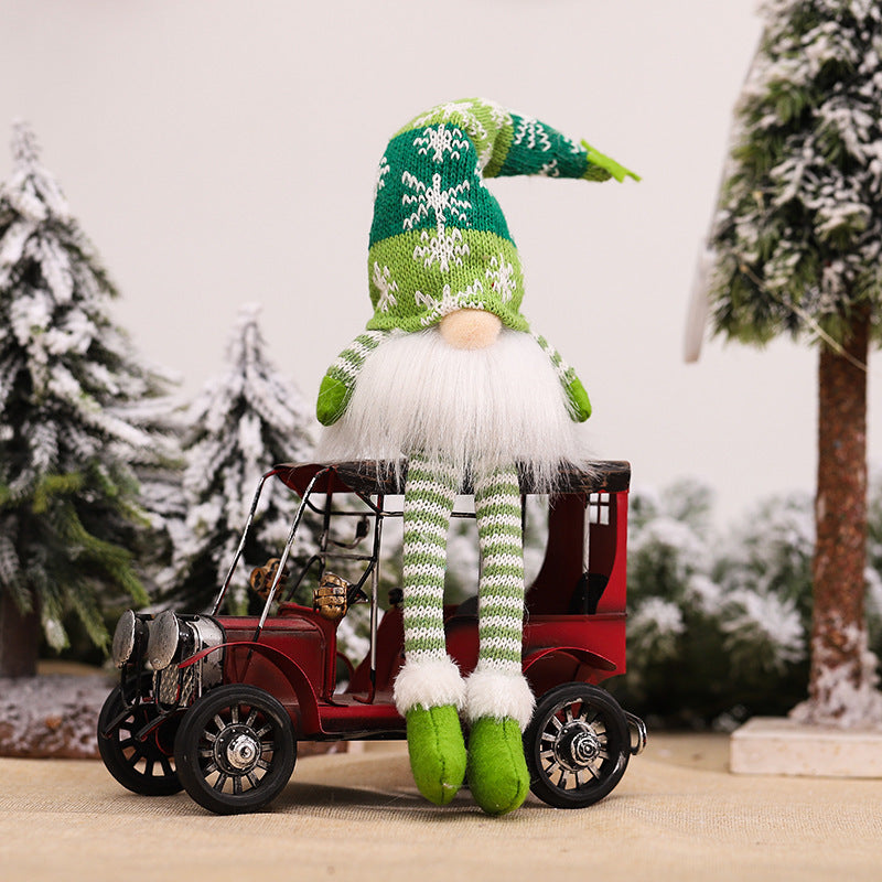 Christmas Decoration Home LED Faceless Doll Elf Gnome With Lights Navidad Children New Year Gift 10