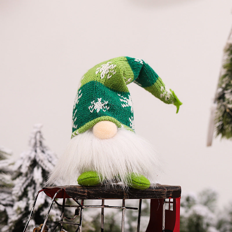 Christmas Decoration Home LED Faceless Doll Elf Gnome With Lights Navidad Children New Year Gift 8