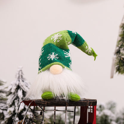 Christmas Decoration Home LED Faceless Doll Elf Gnome With Lights Navidad Children New Year Gift 8