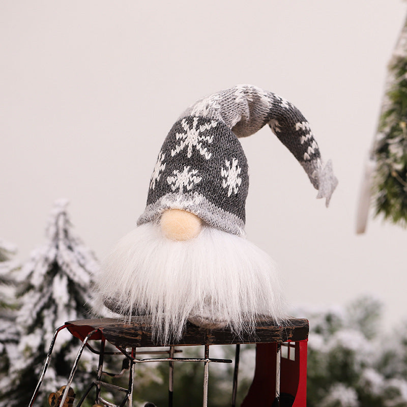 Christmas Decoration Home LED Faceless Doll Elf Gnome With Lights Navidad Children New Year Gift 7
