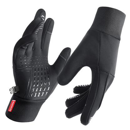Winter Outdoor Sports Gloves, Warm Touch Screen Running Glove, Gym Fitness Full Finger Gloves for Women Men