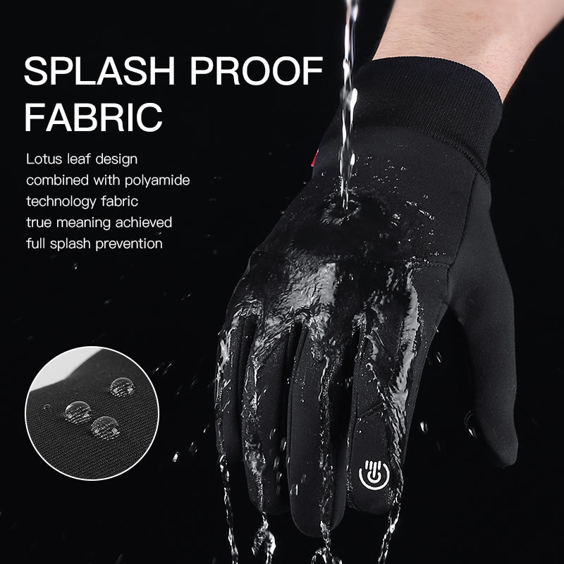 Winter Outdoor Sports Gloves, Warm Touch Screen Running Glove, Gym Fitness Full Finger Gloves for Women Men