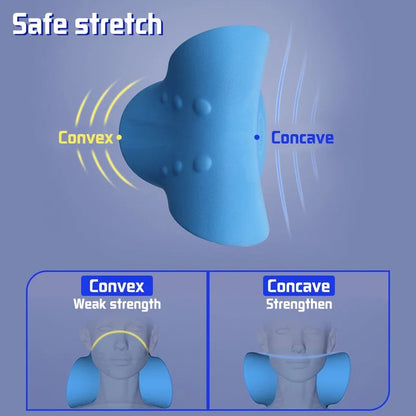 Neck Massage Pillow Neck Shoulder Cervical Chiropractic Traction Device Massage Pillow For Pain Rel 5
