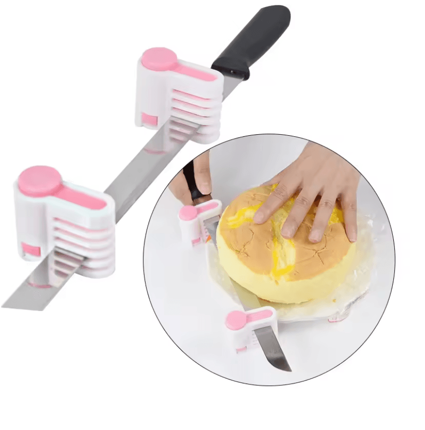 SlicePerfect Adjustable 5 Layer Cake Slicer and Bread Cutting Leveler Set