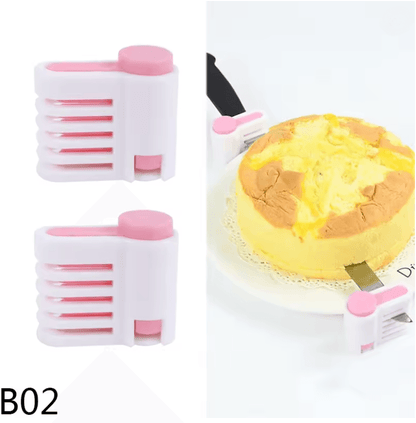 SlicePerfect Adjustable 5 Layer Cake Slicer And Bread Cutting Leveler Set 4