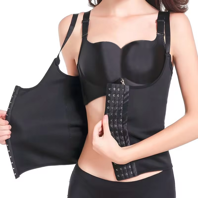 Slimming Corset Waist Trainer Vest Body Shaper Sauna Suit Belly Girdle Tops Compression Shirt Shape 2