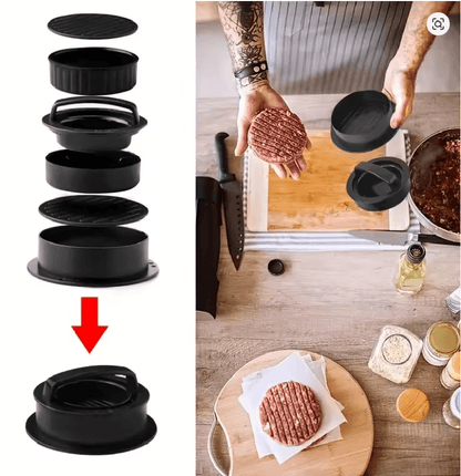 GrillPro 3 In 1 Burger Press And Patty Maker For Perfect Homemade Burgers 2
