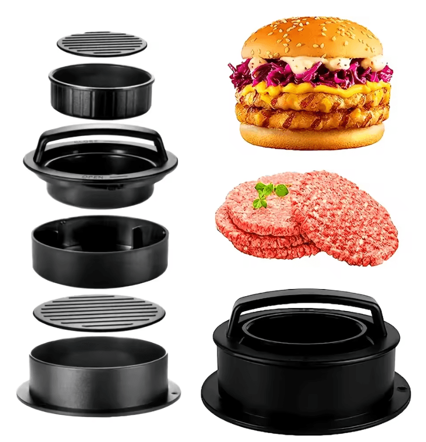 PattyPro Non Stick Hamburger Press And Burger Maker Mold For Perfect Patties 4