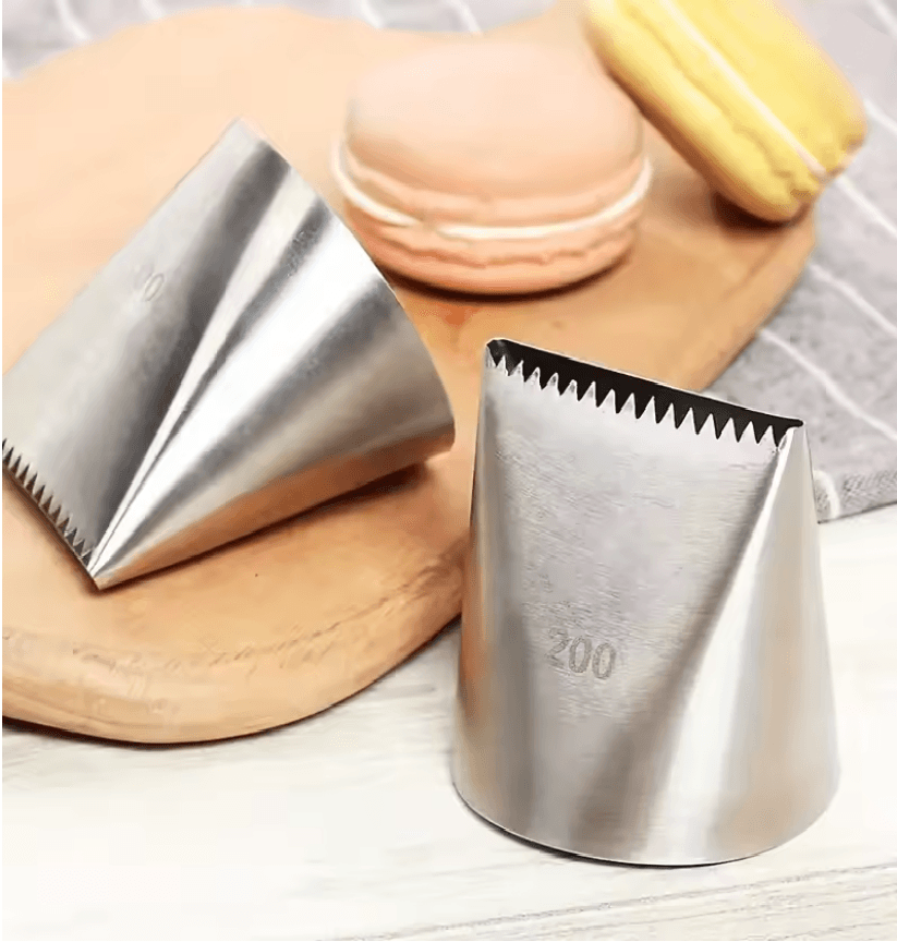 DecoTwist Double Sided Cream Nozzle Set For Professional Cake And Pastry Decorating 2