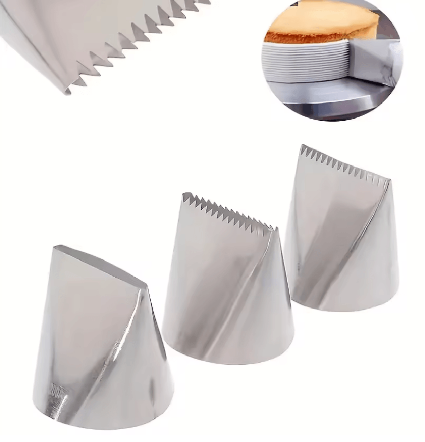 DecoTwist Double Sided Cream Nozzle Set For Professional Cake And Pastry Decorating 5