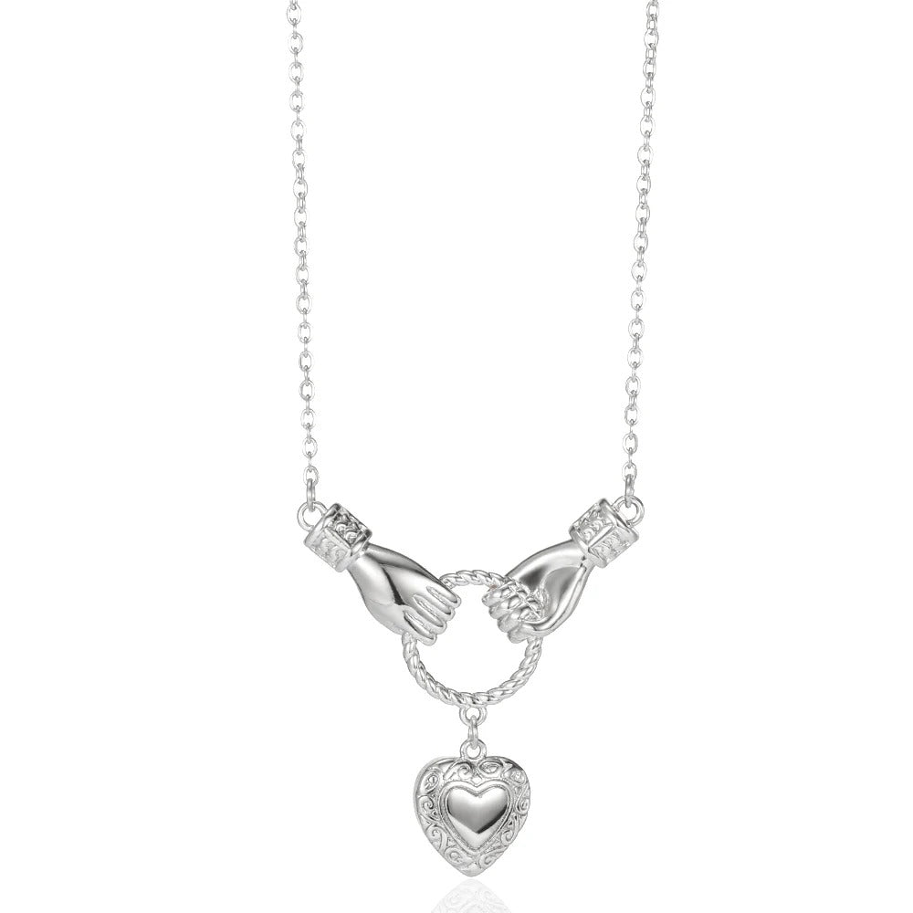 New Trendy Lip Chain, Stainless Steel Love Heart, Pendant Necklace Jewelry, Necklace For Women, Free Shipping