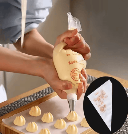 ProBake 100 Pack Thick Disposable Pastry Bags For Easy Cake And Icing Decoration 1