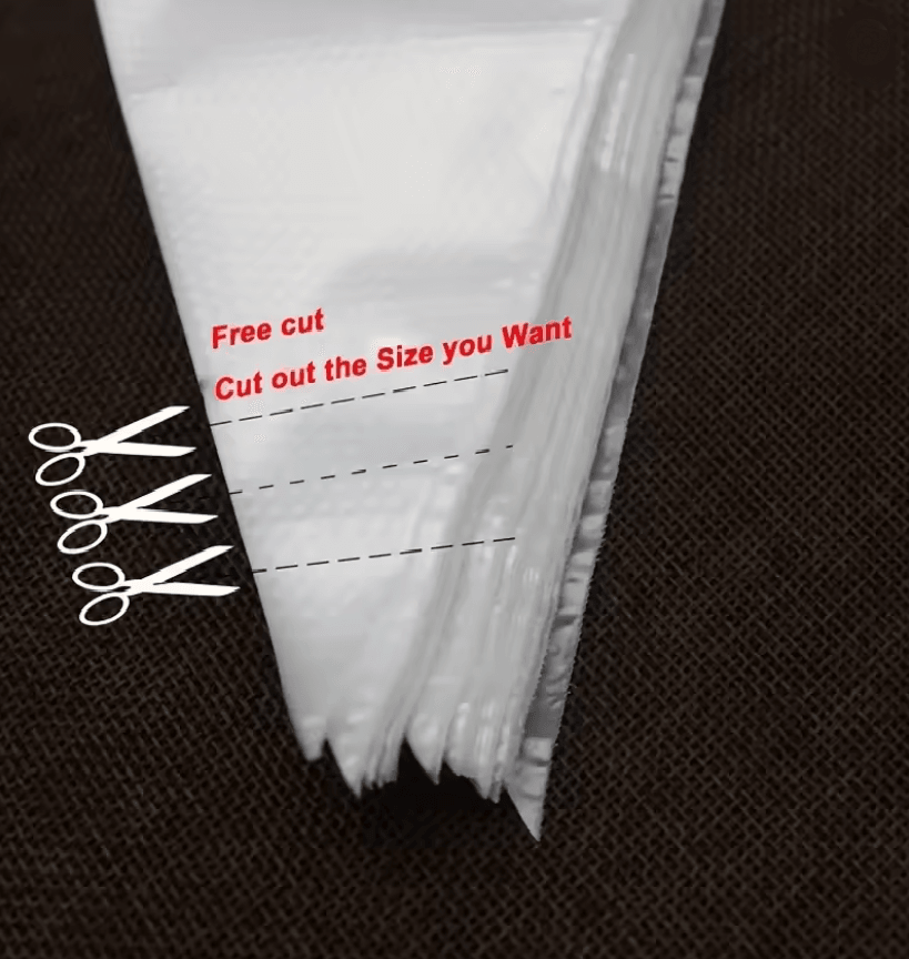 ProBake 100 Pack Thick Disposable Pastry Bags For Easy Cake And Icing Decoration 4