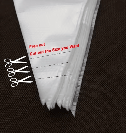ProBake 100 Pack Thick Disposable Pastry Bags For Easy Cake And Icing Decoration 4