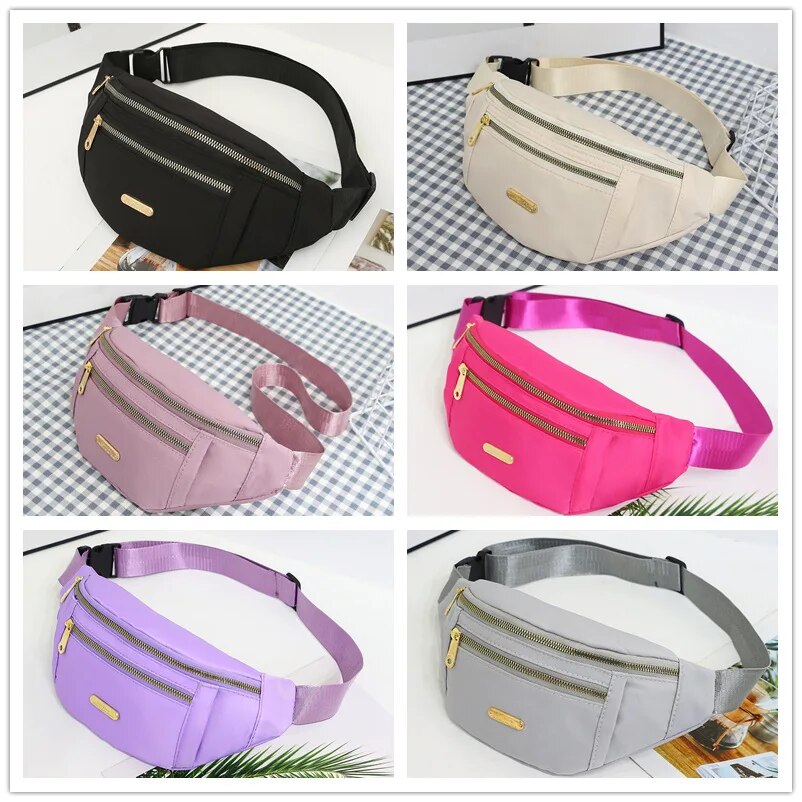 Multi-Layer Fanny Pack Phone, Women Sports Waist Bag, Essentials during Outdoor Activities, Crossbody Purse Sports Chest