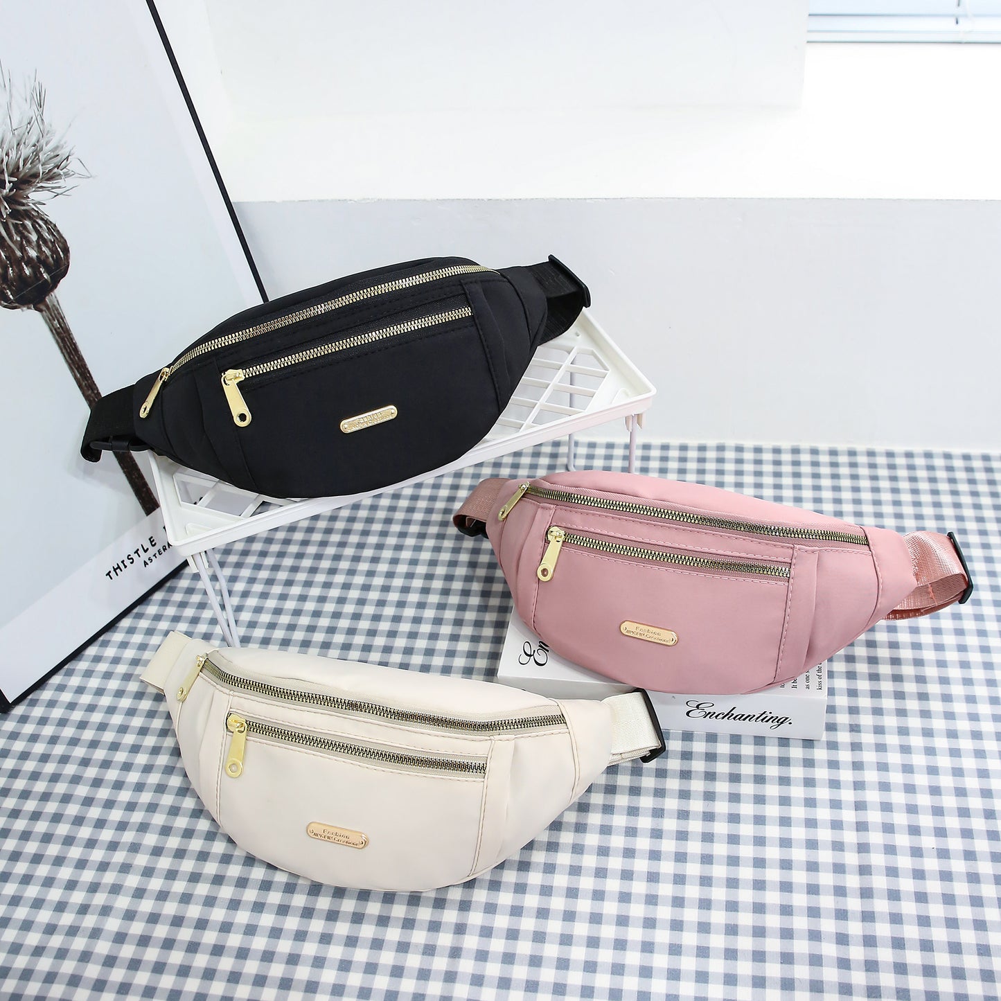MultiLayer Fanny Pack Phone Women Sports Waist Bag Essentials During Outdoor Activities Crossbody P 3