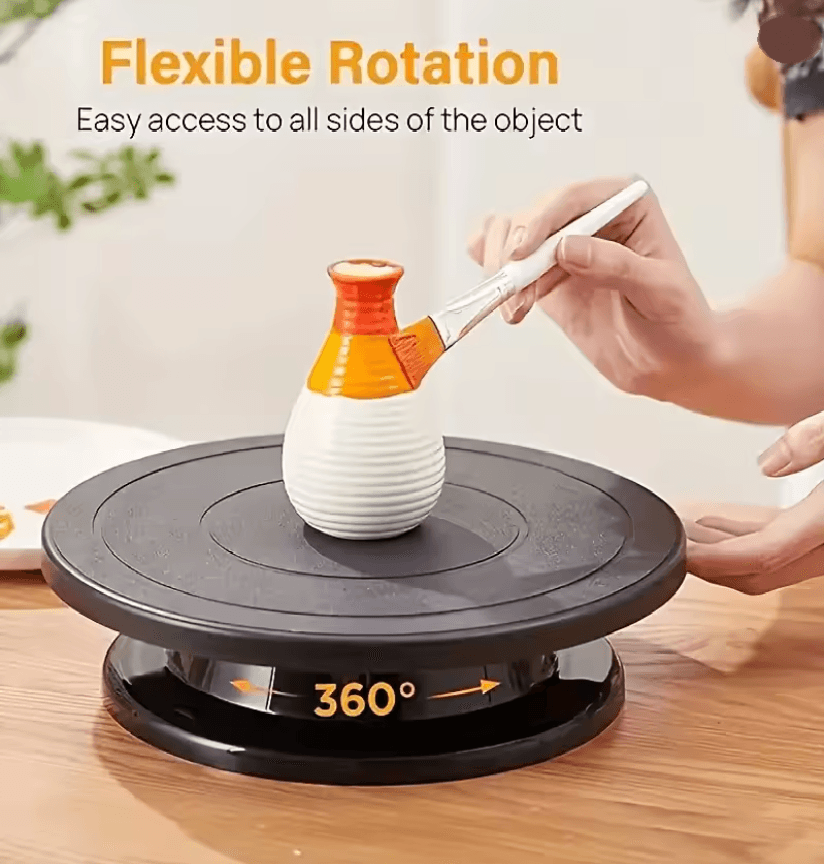 BakeEase 6 Piece Cake Turntable And Decorating Kit For Effortless Frosting And Design 1