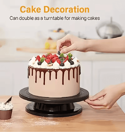 BakeEase 6 Piece Cake Turntable And Decorating Kit For Effortless Frosting And Design 2