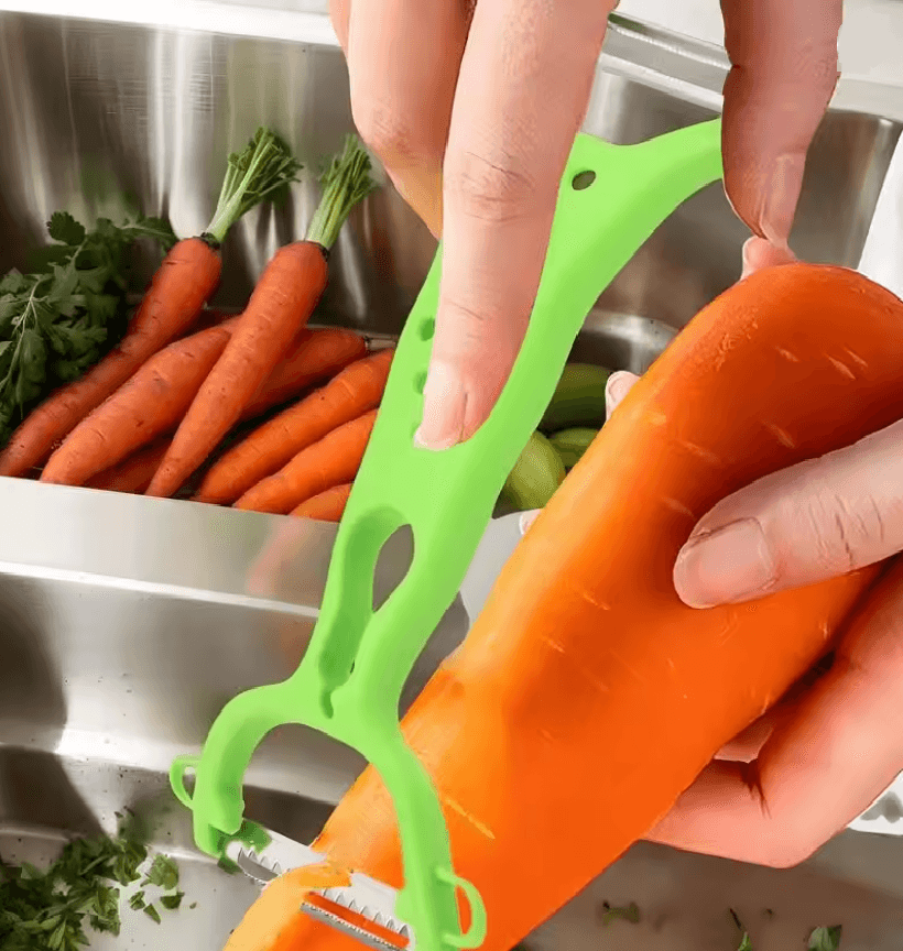 DualEdge Stainless Steel Vegetable And Fruit Peeler For Effortless Precision Prep 2
