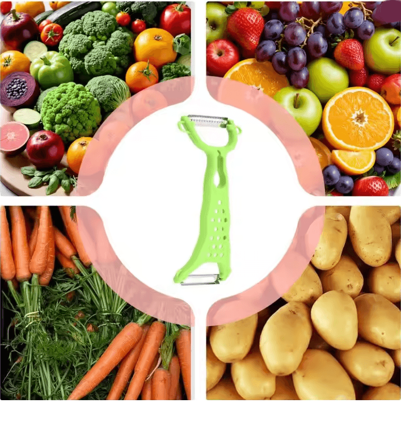 DualEdge Stainless Steel Vegetable And Fruit Peeler For Effortless Precision Prep 3