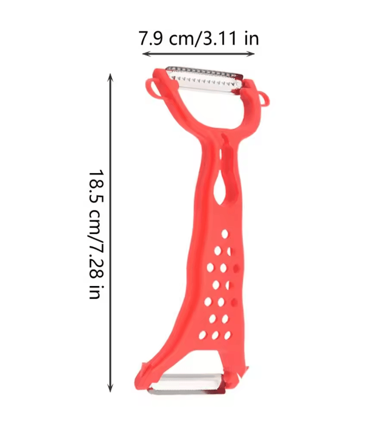 DualEdge Stainless Steel Vegetable And Fruit Peeler For Effortless Precision Prep 5