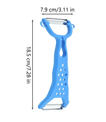 DualEdge Stainless Steel Vegetable And Fruit Peeler For Effortless Precision Prep 6