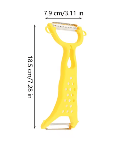 DualEdge Stainless Steel Vegetable And Fruit Peeler For Effortless Precision Prep 7