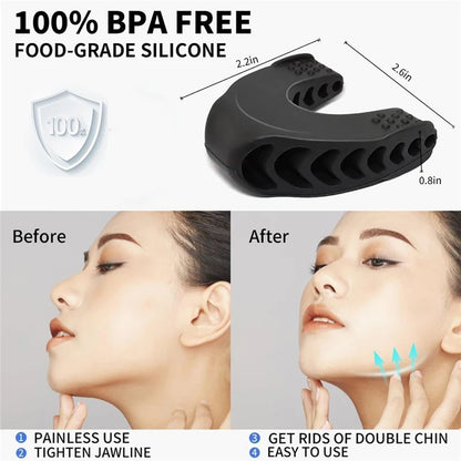 U Shape Jaw Exerciser New Facial Mouth Jawline Face Fitness Muscle Chew Ball Bite Breaker Training Equipment