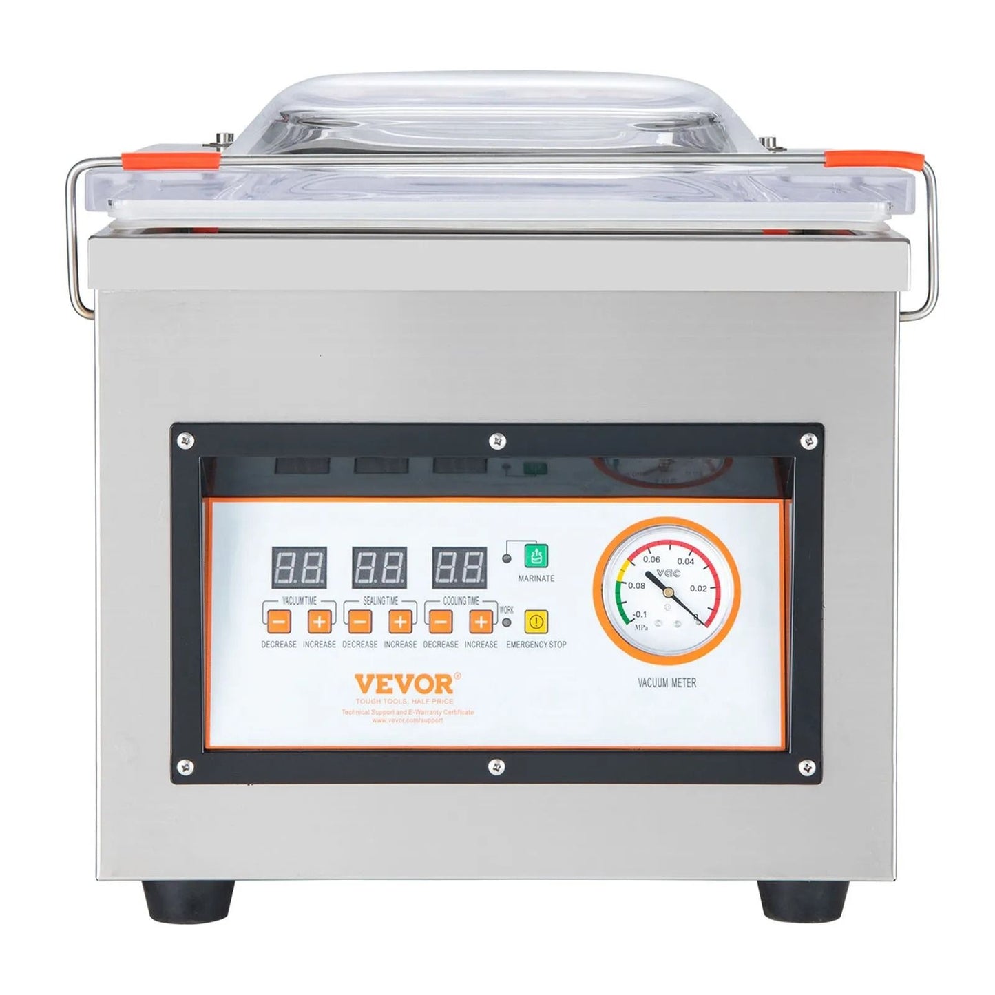 Chamber Vacuum Sealer Compact Food Packing Machine For Meats Marinades And Wet Foods Professional V 10