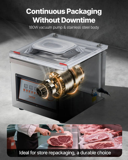 Chamber Vacuum Sealer Compact Food Packing Machine For Meats Marinades And Wet Foods Professional V 1