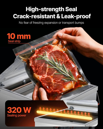 Chamber Vacuum Sealer Compact Food Packing Machine For Meats Marinades And Wet Foods Professional V 2
