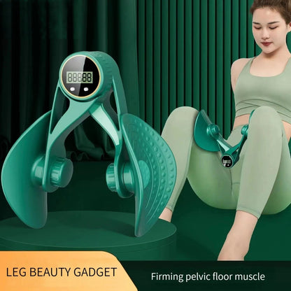Multifunctional Leg Beauty Device, Postpartum Repair Pelvic Floor Muscle Trainer, Countable Trainer Leg Clamp