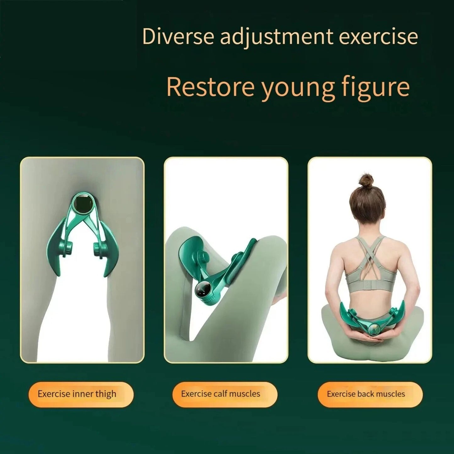 Multifunctional Leg Beauty Device Postpartum Repair Pelvic Floor Muscle Trainer Countable Trainer L 3
