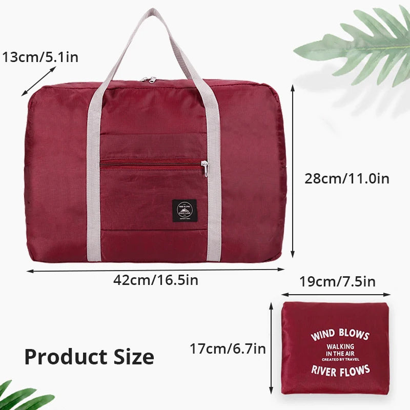 Folding Travel Bag, Travel Storage Bags, Large Handbag, Boarding Luggage, Move House, Picnic, Clothes Handbags