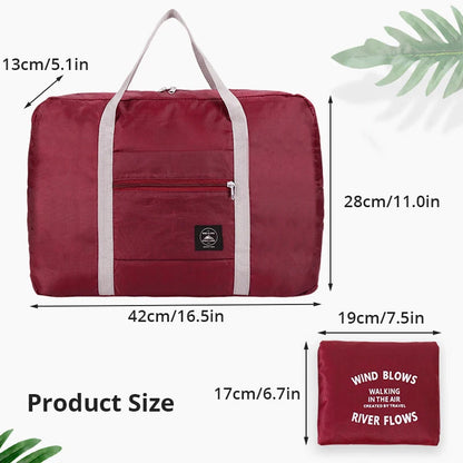 Folding Travel Bag, Travel Storage Bags, Large Handbag, Boarding Luggage, Move House, Picnic, Clothes Handbags