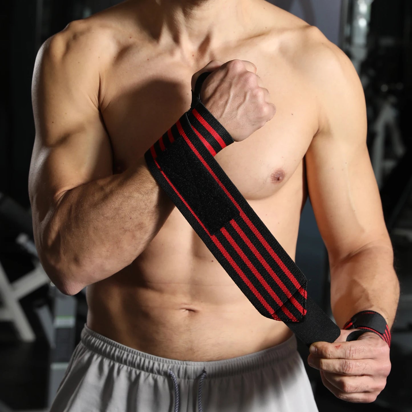 Wrist Wraps, Weightlifting Wristband, Sports Equipment, Gym Fitness Straps Support