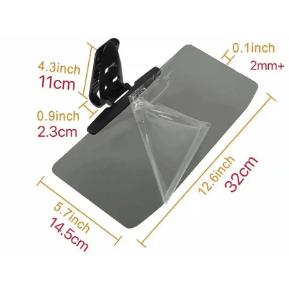 ClearView Polarized Car Sun Visor Extender With Anti Glare Protection 4