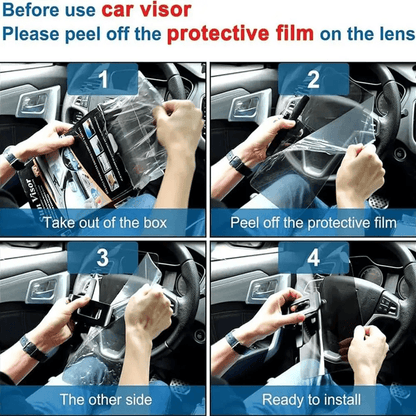 ClearView Polarized Car Sun Visor Extender With Anti Glare Protection 2