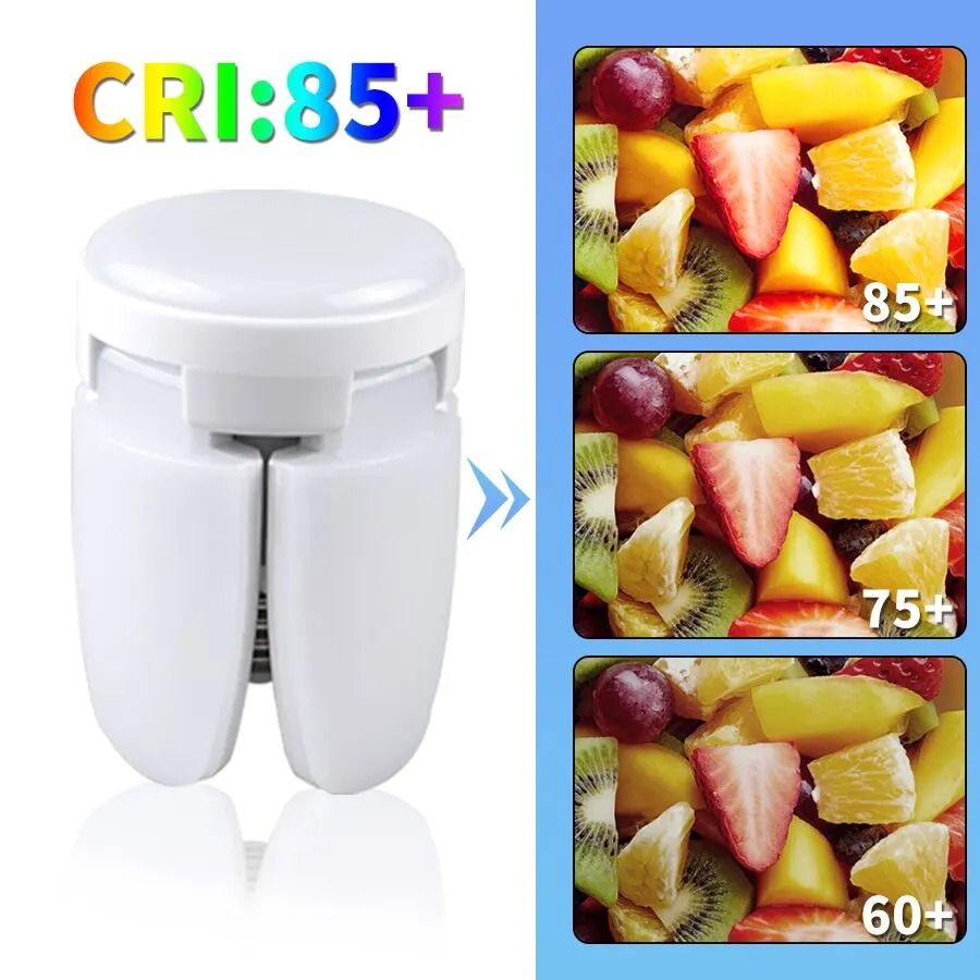 Foldable Fan Shape LED Bulb 28W Ceiling Light 2