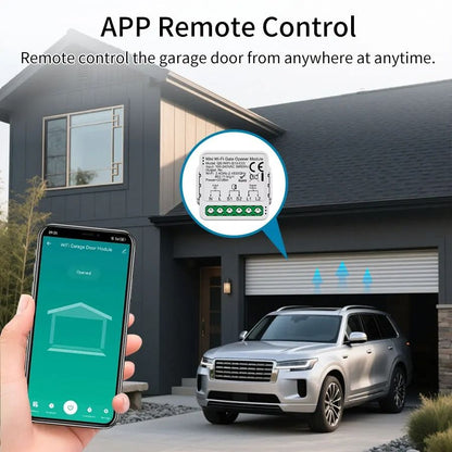 Tuya Smart Garage Door Opener Controller WiFi And Zigbee 1